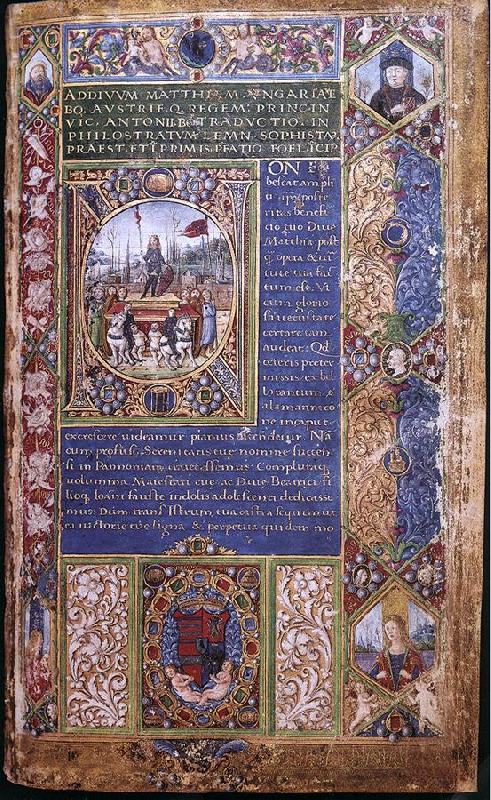 ATTAVANTE DEGLI ATTAVANTI Codex Heroica by Philostratus  ffvf Germany oil painting art